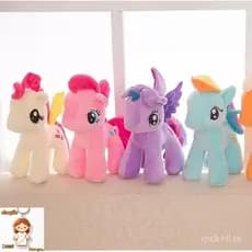 Pelúcia My Little Pony 30cm – Boneca Fofa e Colorida para Crianças | Presente Perfeito