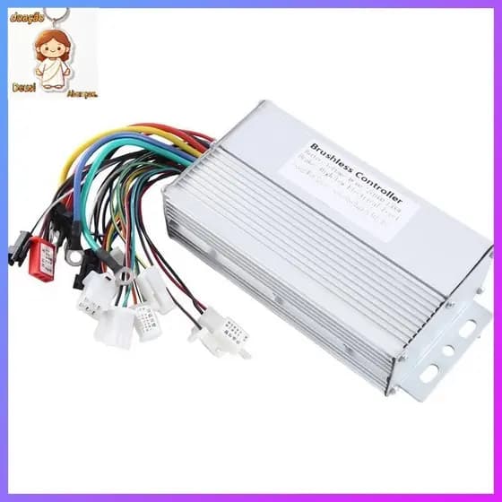 1 Peça 48V 60V 64V 72V 1000W 1500W Controlador Elétrico Motor De Velocidade Prata