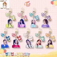 Kpop TWICE Chaveiro Acrílico Série Jóias De Encanto