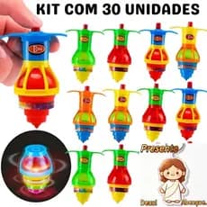 5/10/20/30 Pião Giroscópio Grande Brinquedo Infantil Brincadeira Criança Pronta Entrega Lembrancinhas Presente