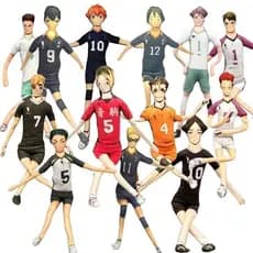 Brinquedo de Pelúcia do Anime Haikyuu com Personagens Hinata Shoyo , Tobio Kageyama , Oikawa Tooru , Tsukishima Ke e Koz