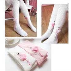 Primavera Outono Estilo Ballet De Algodão Princesa Meias-Calças Meninas Dança Leggings