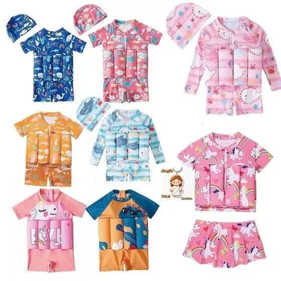 Fatos De Banho Para Crianças , Flutuantes , Roupas Meninos E Meninas , Ternos , 1pc