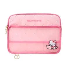 ‌             Capa para Tablet Bordada Hello Kitty & Kuromi – Capa para Laptop Bonita e Leve para Mulheres (À Prova de C