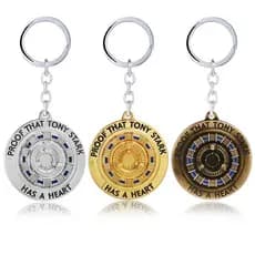 Chaveiro com logotipo tricolor Reunion 4 Iron Man Stark MOND GP8I