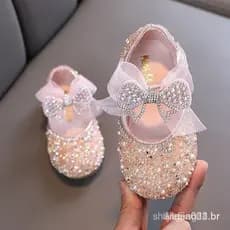 Meninas Crianças Sapatilha Elegante Confortável Princesa Sapatos Adequado paraDe Aniversário Sapatos de Dança B0CO