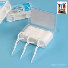 Kit 10/100/200/300 Unidades de Fio Dental em Formato de Arco