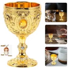 Sacrifice Wine Goblet Taça Européia De Alta Qualidade De 30ml White Retro Glass Taças De Chá Para Camping Casamento
