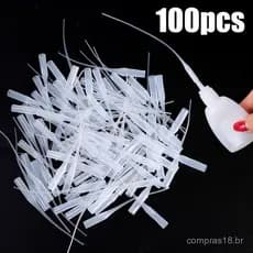 100PCS/pack Uso Geral502 401 Super Cola Instantânea Bocal Para Tubo De/Garrafa De Plástico Agulha Alongada Cateter De/Fe