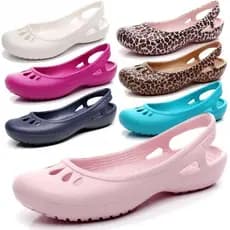 Sapatos De Enfermeira , Sandálias De Salto Plano , Plástico toe Beach Student , Eva Garden