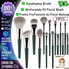14PC /Set Makeup Brushes Professional Premium Foundation Misturando Pó Facial Blush Eyeshadow Brush