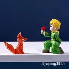 Decoração de mesa ação Figura de casa do Pequeno Príncipe em resina artesanal em pé 1 decoração PO5N