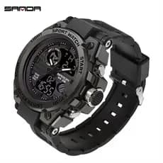 Relógio masculino Esportivo SANDA 739 Relógios Esportivos Masculinos Marca Top Militar Luxuoso Quartzo Impermeável S Sho