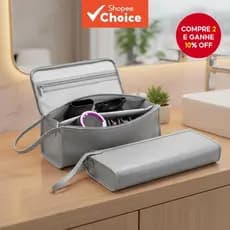 Estojo de Viagem Portátil e Impermeável para Dyson Airwrap Styler e Shark Flexstyle, Bolsa de Armazenamento para