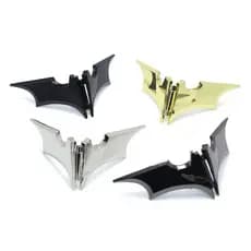 Carteira masculina do Batman, feita de material simples de fibra de carbono, adequada para guardar notas e cartões de cr