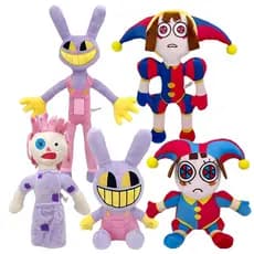 Brinquedos de Pelúcia do Circo Digital Mágico: Pomni, Jax, Ragatha, Brinquedo de Palhaço 9CQJ QU0B IUUK