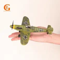 Modelo de Aeronave Alemã 4D em Escala 1/48 BF109 Lu @ @ Tador, Brinquedo de Blocos de Montar DIY, Helicóptero GN8F FWSC