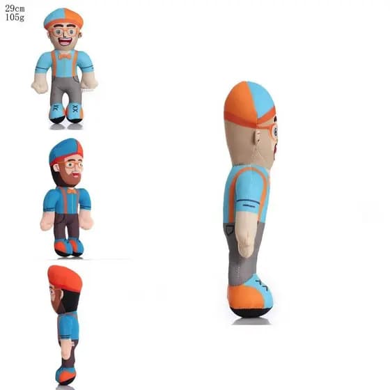 Inch 11 Blippi Brinquedos De Pelúcia Cartoon Soft Enlightenment Propaganda Presentes Suficientes Kids Doll KNHY 5XH1