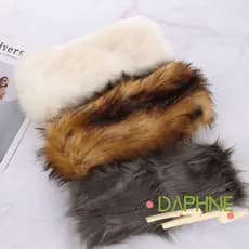 DA-FACC Chapéus De Inverno Femininos Aquecedor De Orelha De Neve Fofo Russo