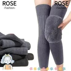 ROSEGOODS Manga De Joelho Quente , Joelheiras De Inverno À Prova De Vento E Frio Espessadas , Além De Mangas Elásticas D