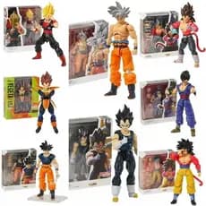 Bonecos Dragon Ball Super Articulados + Acessorios Varias Personagens Anime Action Figure CPW2