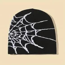 Chapéu De Aranha Gótico Unisexo Da Moda Teia De Inverno , Malha Popular Europa E América Para Homens Mulheres