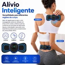 Massageador Elétrico Portatil EMS para Costas