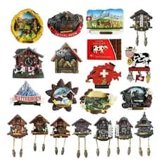 Ímãs de Geladeira 3D Suíços Europeus, Adesivos de Lembrança de Viagem, Artesanato Colecionável, Decorações U8IY WQUJ