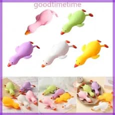 Brinquedo Antiestresse em Forma de Pato de Silicone, Macio, Sensorial, Portátil, Companheiro Fofo RARL K05W