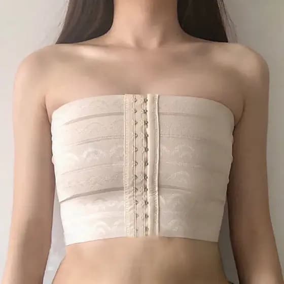 Colete de Compressão PP Plus Size para Mulheres Trans Lésbicas com Gancho, Regata Feminina, Colete de Compressão para Ho