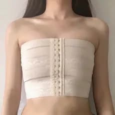 Colete de Compressão PP Plus Size para Mulheres Trans Lésbicas com Gancho, Regata Feminina, Colete de Compressão para Ho