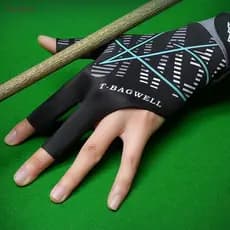 TUTU 1 Peça Luva de Bilhar Snooker com Adesivos Antiderrapantes, Luvas de Treinamento Elásticas, Acessórios BR 1PCH