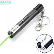 Ponteiro Laser Verde ARAON, Lanterna Divertida Portátil de Liga de Alumínio para Gatos, Empunhadura Confortável NPSA