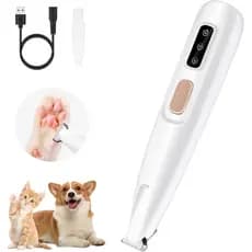 Mcbazel Pet Micro Precision Trimmer, Aparador Multifuncional de Pelos para Animais de Estimação, à Prova d'Água, Recarre