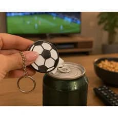 Abridor de Lata Chaveiro Bola de Futebol  1 ou 2 Unidades