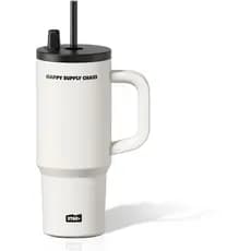 Copo Térmico SDGA+ de 24 oz com Tampa e Canudo, Caneca de Viagem em Aço Inoxidável com Alça, Garrafa de Água Reutilizáve