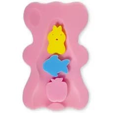 Esponja de Banho Macia para Bebês, Tapete de Banho Antiderrapante para Recém-Nascidos, Sem Odor (Rosa) UED2