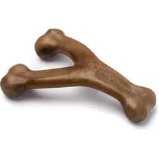 Benebone Wishbone Brinquedo Durável para Cães Mordedores Agressivos, Bacon Real, Fabricado nos EUA, Médio JPEO