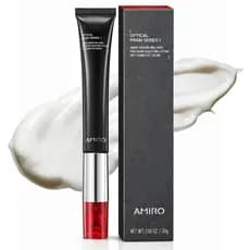 Creme para os Olhos com Luz Vermelha 2 em 1 da AMIRO com Massageador de Microcorrente Integrado, Tratamento para a Área