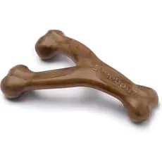 Benebone Wishbone Brinquedo Durável para Cães com Mordida Forte, Fabricado nos EUA, Grande, Sabor Bacon Real PRAX