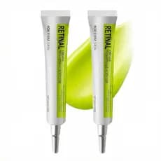 Pacote com 2 unidades de Retinal Shot Booster Firming 0.1% Retinol Serum - Sérum anti-rugas, redutor de poros, firmador