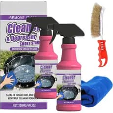 Desengordurante em Spray de Ação Rápida para Grelhas de Uso Pesado, Desengordurante Profissional para Churrasqueiras, Re