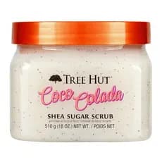 Esfoliante Corporal Tree Hut Coco Colada, Esfoliante de Açúcar Hidratante com Manteiga de Karité e Óleos Essenciais, Pel