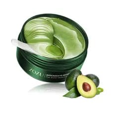 Máscara para Olhos de Abacate 60 Unidades, Patches para Olhos para Olheiras e Inchaço, Máscara Hidratante e Nutritiva pa
