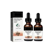 Sérum Facial Corretor de Melanina 2025, Corretor de Manchas Escuras, Sérum Facial Diário, Kit de 2 Peças Q3C0