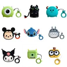Capa protetora de silicone com desenho animado fofo, adequada para Apple AirPods Pro 2/3 geração, capa protetora para Ai