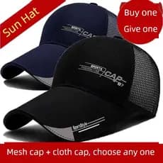 boné boné masculino Chapéu masculino na moda verão ao ar livre estendido pára-sol respirável chapéu de sol viagem cicl