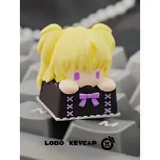 Guardian Sweetheart Keycap Rinaisen Yameng Estrela Famosa Songbai Resina Exclusiva Teclado Mecânico Bidimensional Único