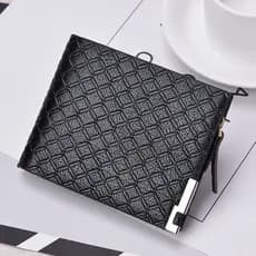 carteira masculina carteira masculina com ziper Carteira masculina Multi-cartão carteira de negócios curto verificação m