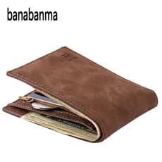 carteira masculina com ziper carteira masculina Carteira Masculina Curta Bifold Couro PU Bolsas Masculinas Moda